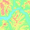 Кегали topographic map, elevation, terrain