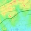 Parque Chacabuco topographic map, elevation, terrain