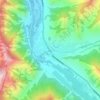 Мыюта topographic map, elevation, terrain