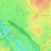 Jardin de Reuilly - Paul-Pernin topographic map, elevation, terrain