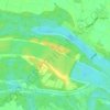 Donau topographic map, elevation, terrain