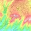 Bosscha Observatory topographic map, elevation, terrain