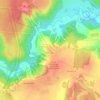 Стреково topographic map, elevation, terrain