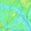 Bishan Active Park topographic map, elevation, terrain