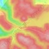 Logue Brook Dam topographic map, elevation, terrain