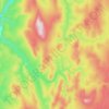 Chikman topographic map, elevation, terrain