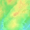 Поназырево topographic map, elevation, terrain