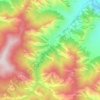 Купчегень topographic map, elevation, terrain