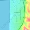 Parque Azteca Sur topographic map, elevation, terrain