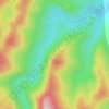 Río Sañiri topographic map, elevation, terrain