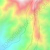 RÍo Chonta topographic map, elevation, terrain
