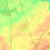 Kirklevington topographic map, elevation, terrain
