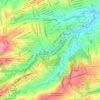 Río Naucalpan-Huixquilucan topographic map, elevation, terrain