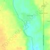 Coal Creek topographic map, elevation, terrain