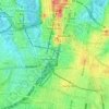 Belmore Park topographic map, elevation, terrain