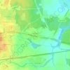 Кожухово topographic map, elevation, terrain