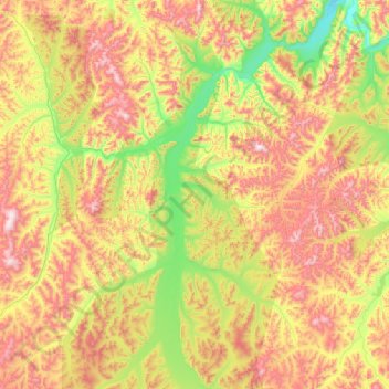 Буюнда topographic map, elevation, terrain