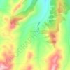 Асаликент topographic map, elevation, terrain