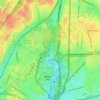 Bronx Park topographic map, elevation, terrain