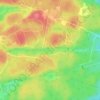 Lac Fiddler topographic map, elevation, terrain