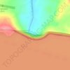 Sterkfontein Dam topographic map, elevation, terrain
