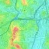 Lake Garden topographic map, elevation, terrain