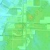 Lambton topographic map, elevation, terrain