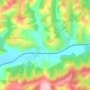 Есаулка topographic map, elevation, terrain