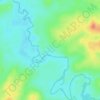 Djerem topographic map, elevation, terrain