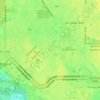 Central Park topographic map, elevation, terrain