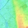 Chlodwigplatz topographic map, elevation, terrain