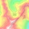 Laguna El Relvo topographic map, elevation, terrain