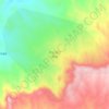 平山湖大峡谷 topographic map, elevation, terrain
