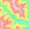 革斯札河 topographic map, elevation, terrain