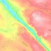Korouoma topographic map, elevation, terrain