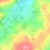 Zululand topographic map, elevation, terrain