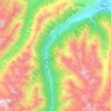 Учкулан topographic map, elevation, terrain