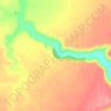 Great Canyon topographic map, elevation, terrain