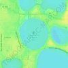 Lake Cannon topographic map, elevation, terrain