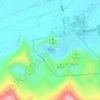 月牙泉 topographic map, elevation, terrain