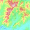Gorkhi-Terelj National Park topographic map, elevation, terrain