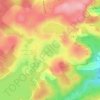 Lac des Seigneurs topographic map, elevation, terrain