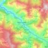 Tirthan topographic map, elevation, terrain