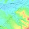 Ghatte Khola topographic map, elevation, terrain