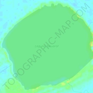 Laguna Tacuaral topographic map, elevation, terrain