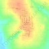 Cabixi topographic map, elevation, terrain