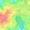 Praça Manoel Ribas topographic map, elevation, terrain
