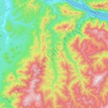 Иогач topographic map, elevation, terrain