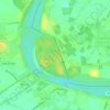 Po topographic map, elevation, terrain