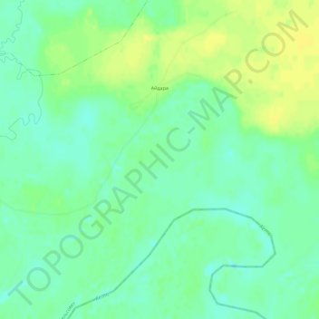 Айдара topographic map, elevation, terrain